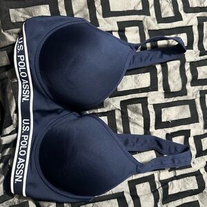 U.S. Polo Assn. Kids Navy Sports Bra